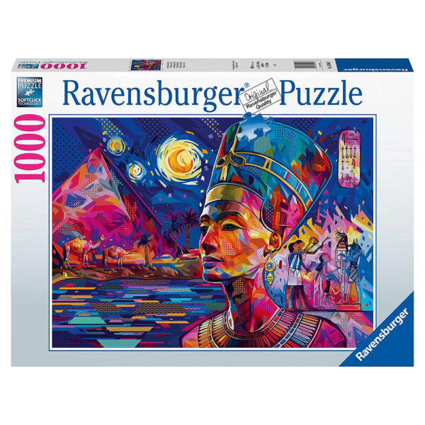 Ravensburger Nefertiti on the Nile Alessandro Pautasso 1000 pieces jigsaw box