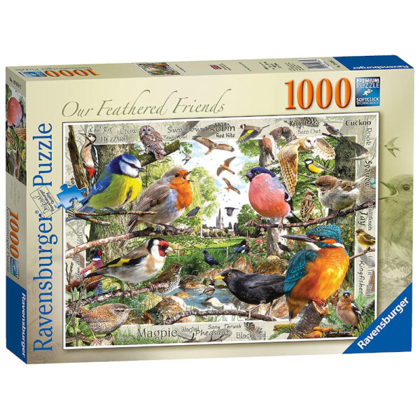 Ravensburger Our Feathered Friends David Penfound 198382 1000 pieces jigsaw box