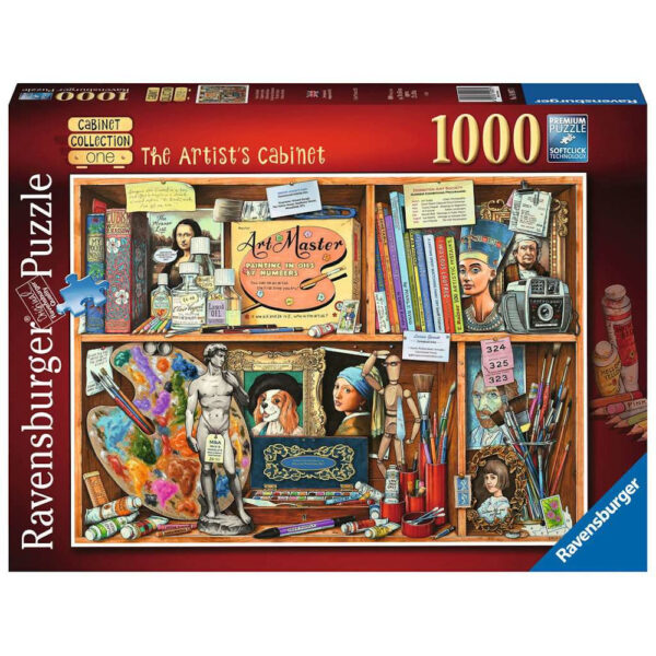 Ravensburger The Artist's Cabinet Geoff Tristram Cabinet Collection One149971 1000 pieces jigsaw box