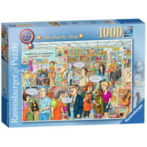 Ravensburger The Charity Shop by Geoff Tristram Best of British No 22 148417 1000 pieces jigsaw box