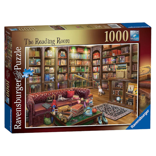 Ravensburger The Reading Room Eduard 198467 1000 pieces jigsaw box