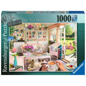 Ravensburger The Tea House My Haven No 9 Steve Read 169566 1000 pieces jigsaw box
