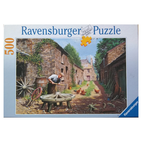 Ravensburger The Wheelwright Daryl Davies 141999 500 pieces jigsaw box