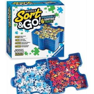 Puzzle Sort & Go! 6 Stackable Sorting Trays