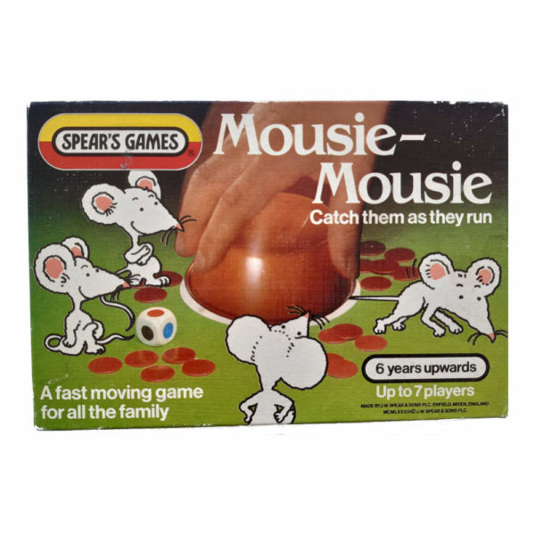 Spears Games Mousie Mousie 1983 Box Catch them as they Run