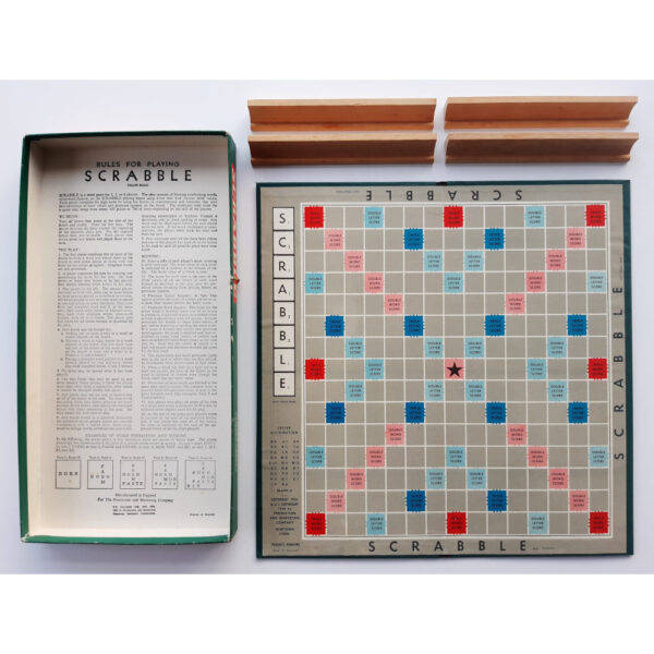 Spears Games Scrabble 1955 Contents Board Instructions