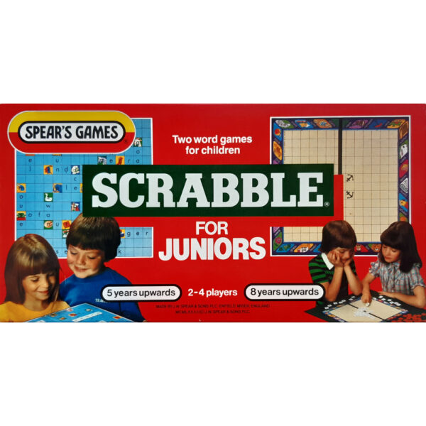 Spears Games Scrabble for Juniors Game 1983 Box