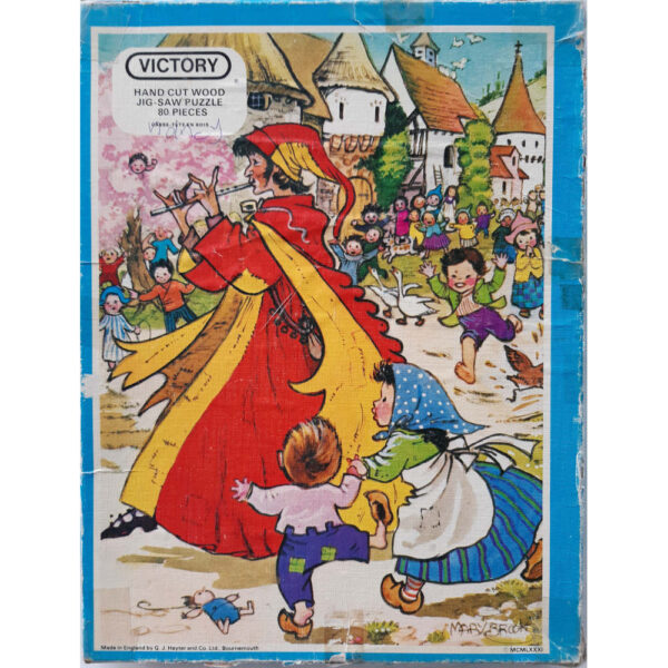 Victory The Pied Piper Fairy Tales Series 7220 Wooden Jigsaw Box