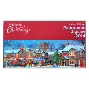 WHSmith The Christmas Town Limited Edition Panoramic Jigsaw 2014 1000 pieces box