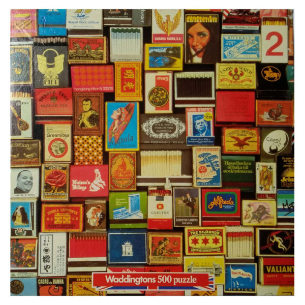 Waddingtons Collectables Match Boxes Rare Jigsaw Box