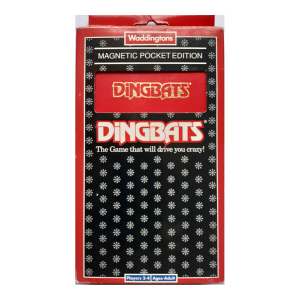 Waddingtons Dingbats Magnetic Pocket Edition Game Box 1990