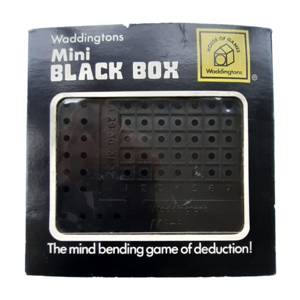 Waddingtons Mini Black Box Vintage Game 1979 Box The mind bending game of deduction!
