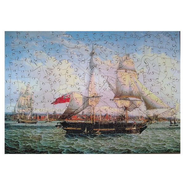 Wentworth English Man O War off Greenwich jigsaw 250 pieces COMPLETE