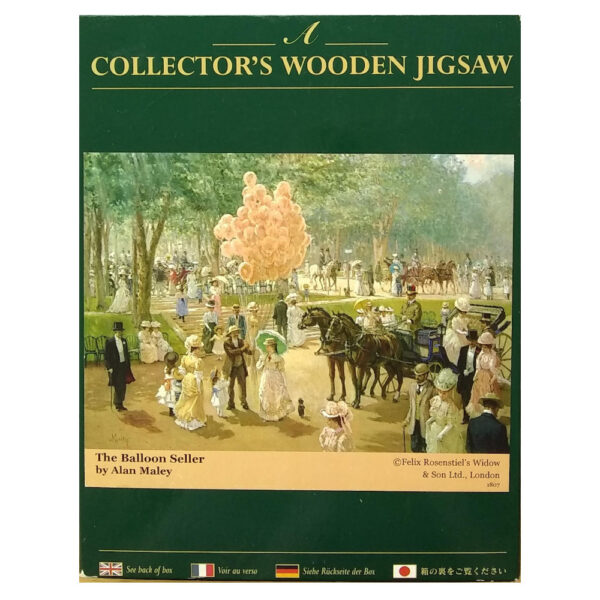 Wentworth The Balloon Seller by Alan Maley Collectors Wooden Jigsaw 250 pieces box