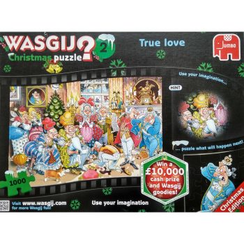 Jumbo Wasgij Christmas Puzzle 2 True Love 81387 Jigsaw Box Cinderella Cartoon Scene by Graham Thompson